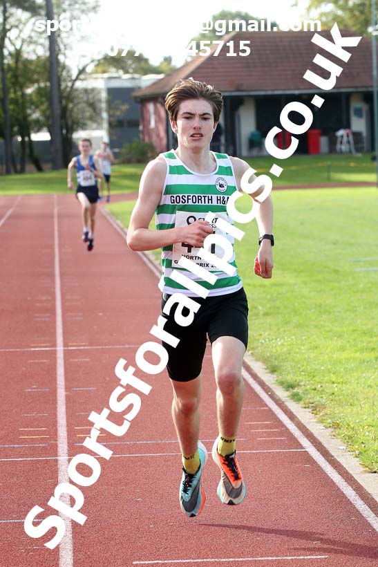 3000 metres, NECAA Open Meeting, Morpeth, Sunday, September 27th. David T. Hewitson/Sports for All Pics